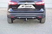 Съемный фаркоп PTGroup под квадрат 50х50 для Nissan Qashqai (2013-2022)