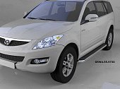Пороги алюминиевые (Ring) для Great Wall Hover H5 (2010-н.в.)