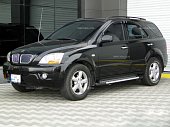 Пороги алюминиевые (Sapphire Silver) для Kia Sorento