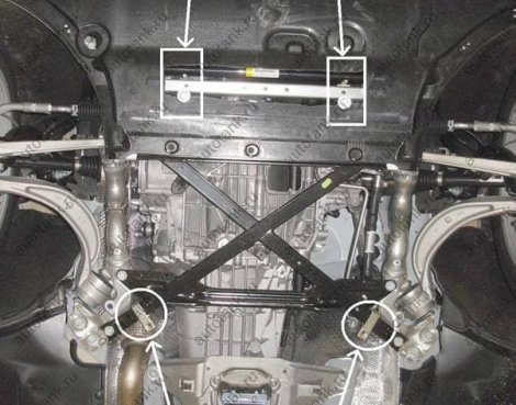 Композитная защита картера Автотанк для Audi A5 (2007-2016)