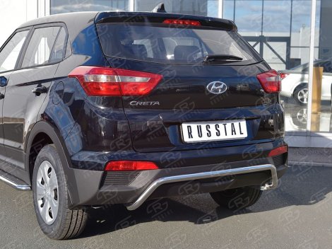 Задняя защита Russtal для Hyundai Creta