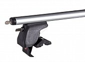 Багажник Amos Dromader D1 Plus Aero на аэродинамических дугах для Audi A4 (B6,B7) седан 2001-2007