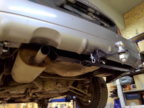 Съемный фаркоп Bizon FA 0140-E под квадрат 50х50 для Subaru Forester (1997-2002)