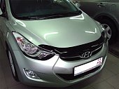 Дефлектор капота SIM темный для Hyundai Elantra