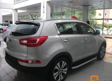 Пороги алюминиевые (Alyans) Kia Sportage