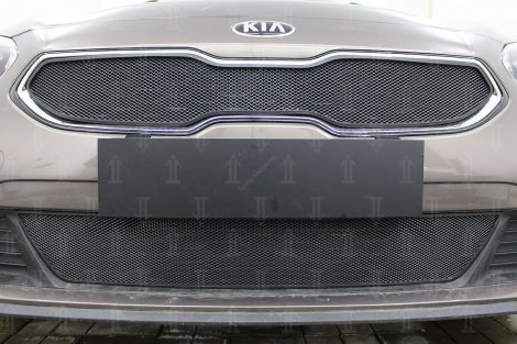 Защитная сетка радиатора ProtectGrille нижняя черная для KIA Ceed (2018-н.в.)