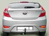 Фиксированный фаркоп Leader Plus H219-A для Hyundai Solaris хэтчбек (2011-2016)