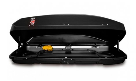 Бокс на крышу Piligrim Джокер 530 Черный матовый (180x86x43)