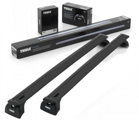 Багажник Thule WingBar Black на аэродинамических дугах для Mazda 3 седан (2003-2013)