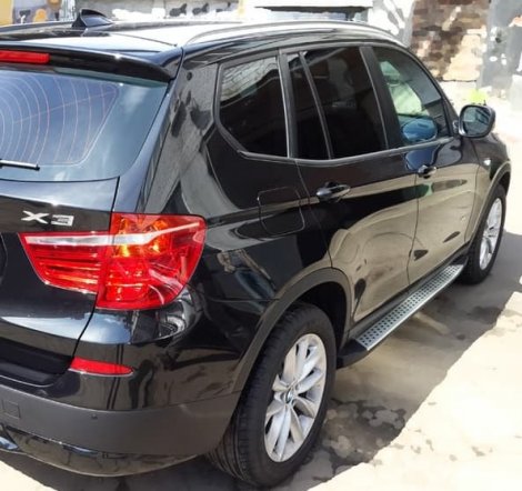 Пороги алюминиевые для BMW X3 (2010-н.в.)