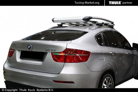 Багажник Thule WingBar на аэродинамических дугах для BMW X6 (E71)