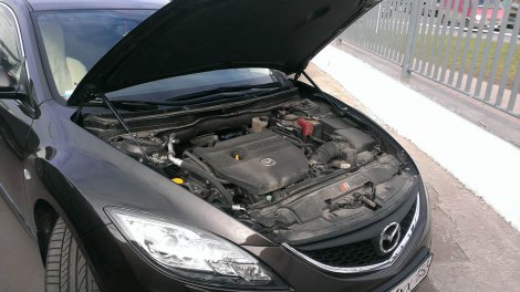 Газовые упоры (амортизаторы) капота A-ENGINEERING для Mazda 6 (2007-2012)