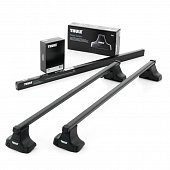 Багажник Thule SquareBar на стальных дугах для Seat Leon SC (2014-2020)