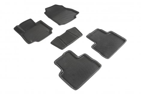 Коврики в салон Seintex EVA 3D ромб для Toyota RAV 4 МКПП (2019-н.в.)