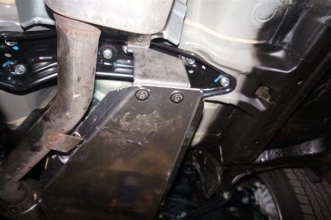 Алюминиевая защита КПП АВС-Дизайн для Subaru Forester (2013-2018)