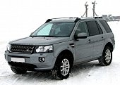 Рейлинги на крышу АПС для Land Rover Freelander серый (2006-2015) серые