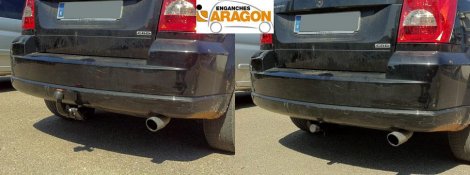 Съемный фаркоп Aragon для Dodge Caliber