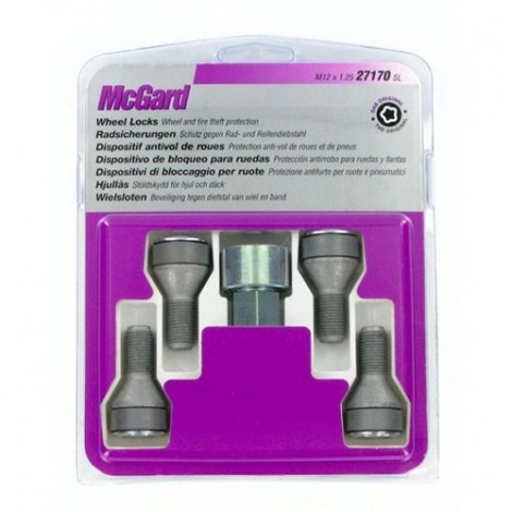 Секретки для оригинальных дисков McGard 27170 SL для Citroen Xsara (1997-2005)