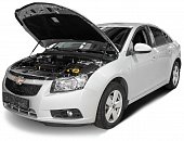 Газовые упоры (амортизаторы) капота АвтоУпор UCHCRU012 для Chevrolet Cruze (2009-2015)