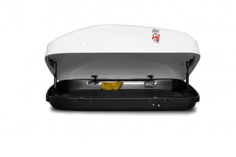 Бокс на крышу ED Джокер Джуниор 380 Белый матовый (140x90x42)