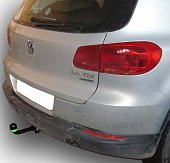 Фиксированный фаркоп Leader Plus V123-A для Volkswagen Tiguan (2007-2015)