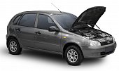 Газовые упоры (амортизаторы) капота АвтоУпор ULAKAL011 для Lada Kalina (2004-2013)
