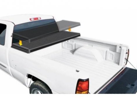 Трехсекционная алюминиевая крышка кузова Ruggedliner для Dodge Ram