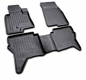 Коврики в салон Element для Mitsubishi Pajero 3дв (2006-2019) черные