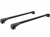 Багажник LUX Bridge черный на аэродинамических дугах для BMW X5 (2019-н.в.)