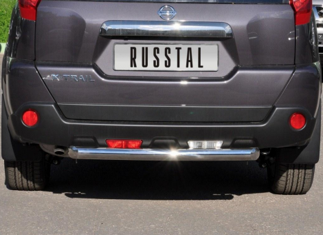 Защита заднего бампера D76 "RUSSTAL" для Nissan X-Trail