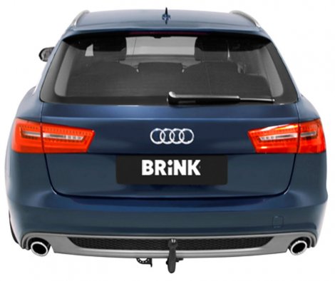 Убирающийся за бампер фаркоп Brink для Audi A6 седан (C7)