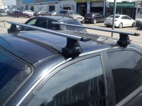 Багажник Thule WingBar на аэродинамических дугах для Hyundai Sonata (ТагАЗ)