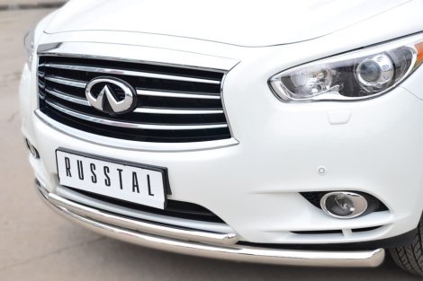 Передняя защита Russtal для Infiniti JX (2012-2013)