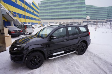 Пороги алюминиевые (Alyans) для Great Wall Hover H3 (2010-2014)