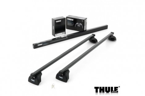 Багажник Thule SquareBar на стальных дугах для Mazda CX-7