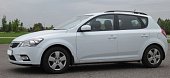 Рейлинги на крышу АПС для Kia Ceed (2006-2012) черные