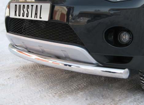Защита переднего бампера d63 "RUSSTAL" для Subaru Tribeca EURO