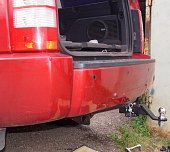 Съемный фаркоп Bizon под квадрат 50х50 для Jeep Cherokee (2008-2013)