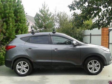 Багажник LUX на аэродинамических дугах для Hyundai ix35