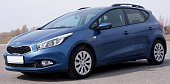 Рейлинги на крышу АПС для Kia Ceed (2012-2018) черные