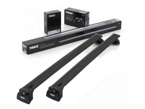 Багажник Thule WingBar Black на аэродинамических дугах для Ford Mondeo седан (2001-2006)