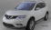 Пороги алюминиевые (Sapphire Silver) для Nissan X-Trail
