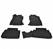 Ковры салонные полиуретан NorPlast 3D для Subaru Forester (2018-н.в.)