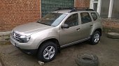 Багажник LUX на прямоугольных дугах для Renault Duster (2011-2015)