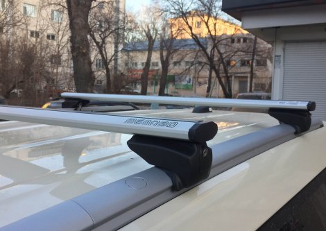 Багажник Menabo Lince на аэродинамических дугах для Kia Soul (2017-2019)