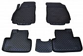 Ковры салонные полиуретан "NorPlast" для Chevrolet Orlando (2010-2015) черные