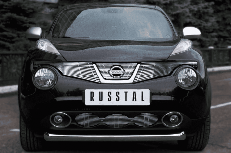 Защита переднего бампера d76 (дуга) Russtal для Nissan Juke 4x4