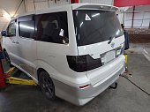 Фиксированный фаркоп NTB для Toyota Alphard (2002-2008) с правым рулем