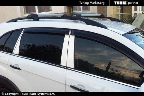 Багажник Thule WingBar Edge на интегрированных дугах для Chevrolet Captiva