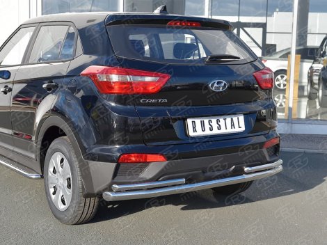 Задняя защита Russtal для Hyundai Creta